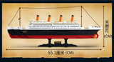 Model building kits city Titanic RMS ship 3D blocks Educational model building toys hobbies for children compatible with legoe