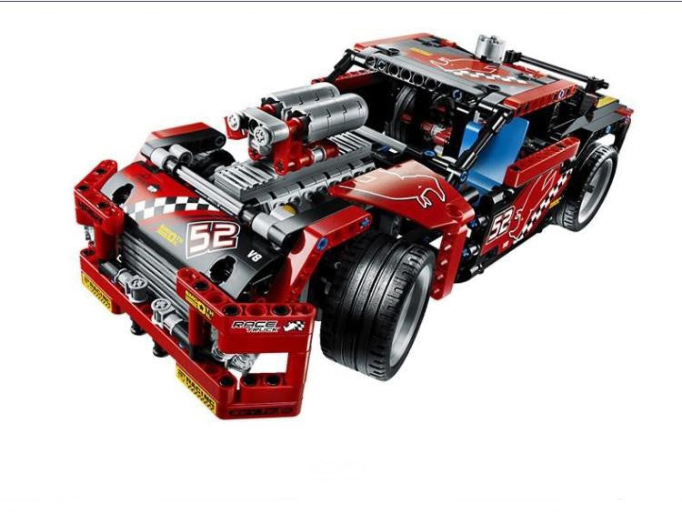 LEGO 608pcs Race Truck Car 2 In 1 Transformable Model Building Block Sets Decool 3360 DIY Toys