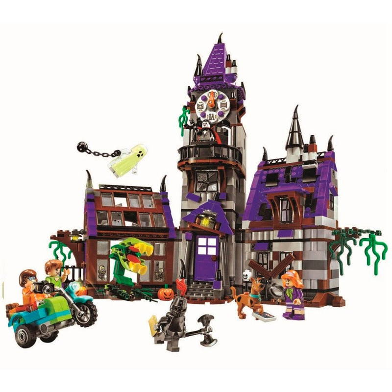 LEGO scooby doo Mystery Mansion Building Blocks scoobydoo shaggy Velma vampire 3D Kids Toy Gifts