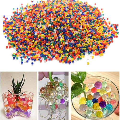 10000pcs/packet colored orbeez soft crystal water gun paintball bullet grow water beads balls toy gun toys Orbita pistolet a eau