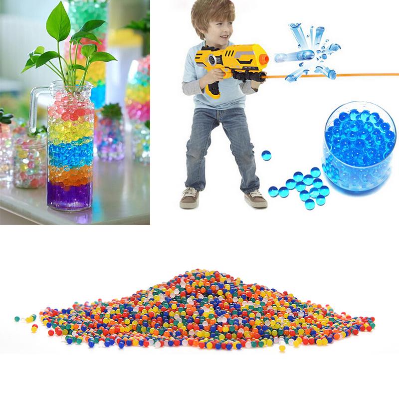 10000pcs/packet colored orbeez soft crystal water gun paintball