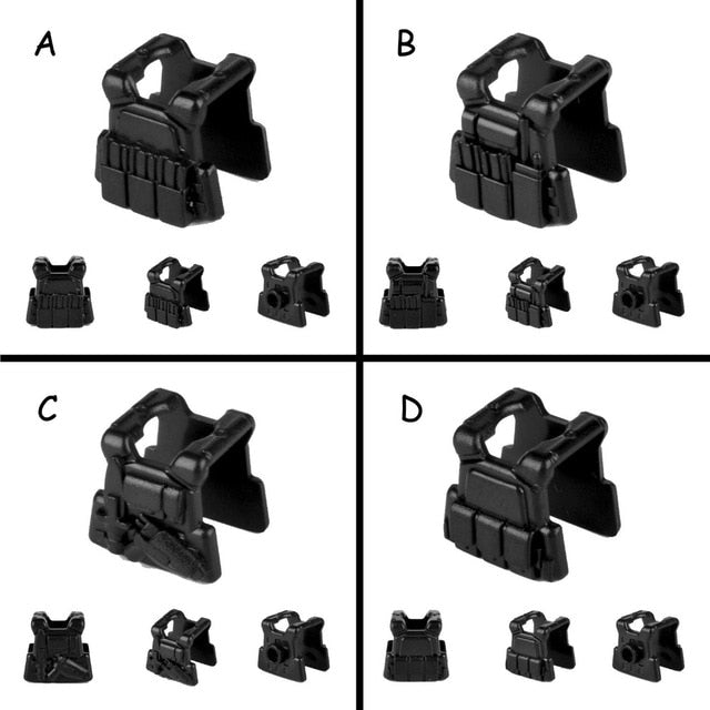 LEGO Military Swat Team Guns Weapon Pack City Police Soldiers Figure WW2