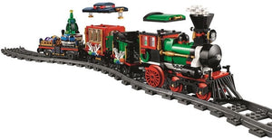 LEGO city The Christmas Winter Holiday Train 3D blocks model building toy 10254