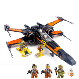 LEGO 845pcs Star Wars First Order Poe's X-wing Fighter Toy Building Block