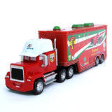 Disney Hot Sales Pixar Cars 2 Newest Lightning McQueen Mack Uncle Truck 1:55 Diecast The King Car Toys