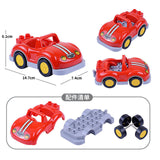 LEGO DIY Big Duploe Block Set Toys Compatible With Duploe Baseplate Car