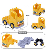 LEGO DIY Big Duploe Block Set Toys Compatible With Duploe Baseplate Car