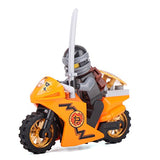 LEGO NINJA Heroes Kai Jay Cole Zane Nya Lloyd Motorcycle With Weapons Building Blocks Figure