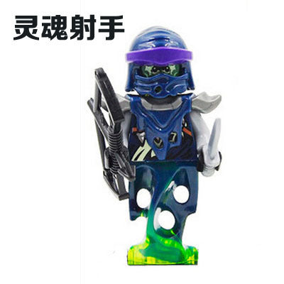 LEGO NINJA Heroes Kai Jay Cole Zane Nya Lloyd Motorcycle With Weapons Building Blocks Figure