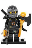 LEGO NINJA Heroes Kai Jay Cole Zane Nya Lloyd Motorcycle With Weapons Building Blocks Figure