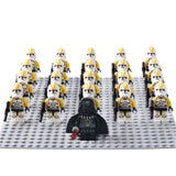 21pcs/lot STAR WARS Wolfpack Clone Trooper Commander Fox Clone Trooper Captain Rex compatible legoe Mini toy fig building block