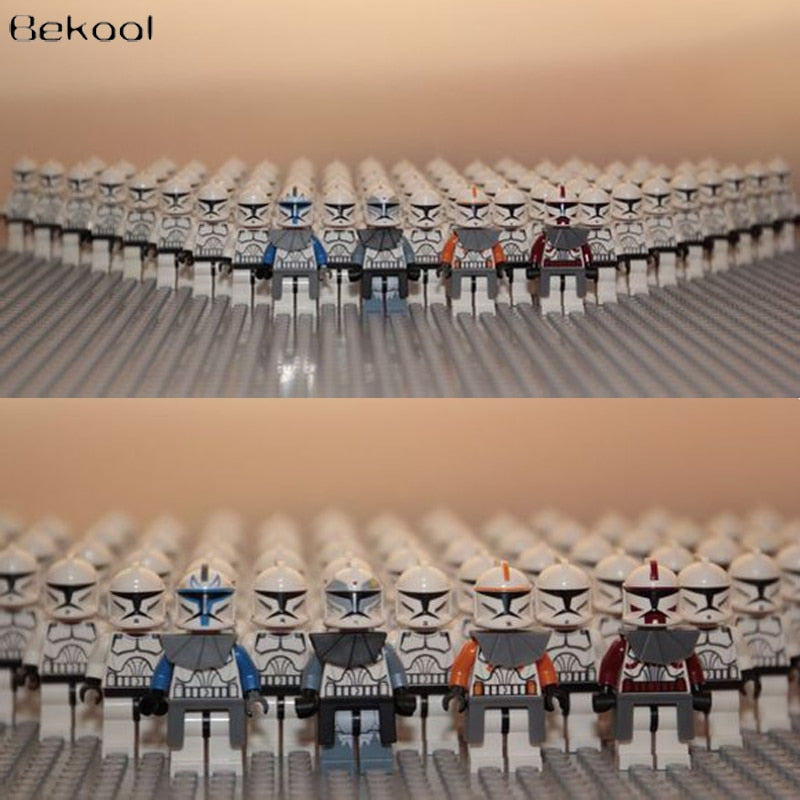 LEGO 21PCS/LOT STAR WARS Wolfpack Clone Trooper Commander Captain Rex Storm Trooper