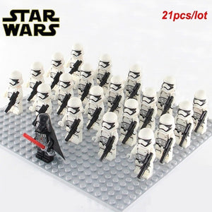 LEGO 21PCS/LOT STAR WARS Wolfpack Clone Trooper Commander Captain Rex Storm Trooper