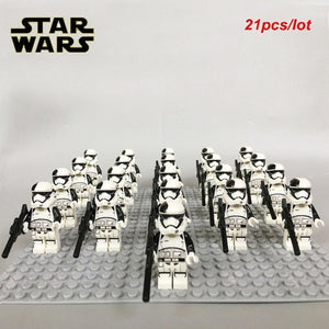 LEGO 21PCS/LOT STAR WARS Wolfpack Clone Trooper Commander Captain Rex Storm Trooper