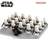 LEGO 21PCS/LOT STAR WARS Wolfpack Clone Trooper Commander Captain Rex Storm Trooper