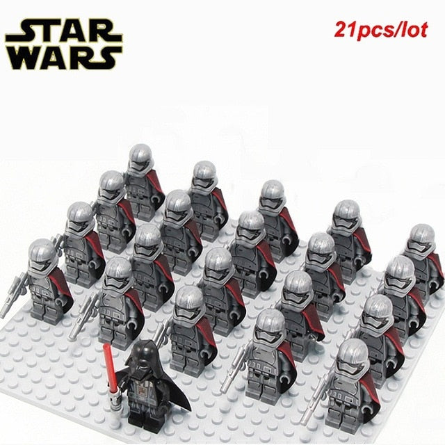 LEGO 21PCS/LOT STAR WARS Wolfpack Clone Trooper Commander Captain Rex Storm Trooper