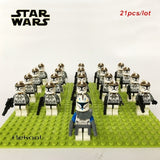 LEGO 21PCS/LOT STAR WARS Wolfpack Clone Trooper Commander Captain Rex Storm Trooper