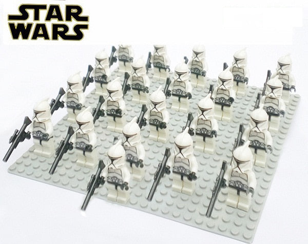 LEGO 21PCS/LOT STAR WARS Wolfpack Clone Trooper Commander Captain Rex Storm Trooper