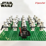 LEGO 21PCS/LOT STAR WARS Wolfpack Clone Trooper Commander Captain Rex Storm Trooper