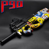 P90 Graffiti Edition Electric Toy GUN Water Bullet Bursts Gun Live CS Assault Snipe Weapon Outdoor Pistol Toys