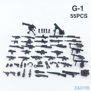 LEGO 215PCS/Lot SWAT Team City Police Military Figures Scene Series Soldier Army Gun Weapon