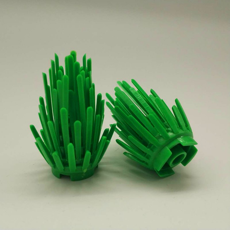 10pcs/Lot Bush Trees Green Grass Building Bricks Plants Blocks City Parts Accessories Compatible LegoINGlys Assemble Particles