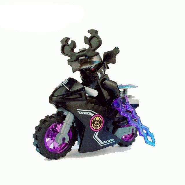 LEGO Ninja Motorcycle Building Blocks Bricks toys Compatible Ninja for kids gifts Carmadon Kai Jay Zane Cole