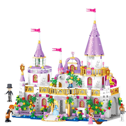 731pcs Romantic Castle Princess Friend Girl Building Blocks Bricks For Children Sets Toys Compatible With LegoINGlys Friends