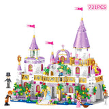 731pcs Romantic Castle Princess Friend Girl Building Blocks Bricks For Children Sets Toys Compatible With LegoINGlys Friends