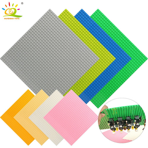 8 Colors 32*32 Dots Base Plate for Small Bricks Baseplate Board figures DIY Building Blocks Toys For Children