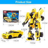 LEGO 2-in-1 Transformation Serie Building Blocks Set Robot Car Truck Model Deformation Gudi Toy for boy