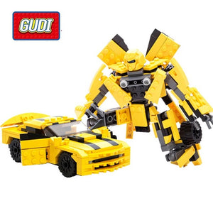 LEGO 2-in-1 Transformation Serie Building Blocks Set Robot Car Truck Model Deformation Gudi Toy for boy