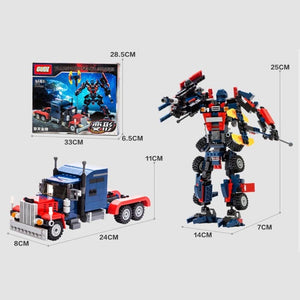 LEGO 2-in-1 Transformation Serie Building Blocks Set Robot Car Truck Model Deformation Gudi Toy for boy