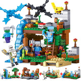 LEGO 378pcs 4 in 1 Minecrafted Building Blocks Compatible Legoed city Figures Dragon Bricks Set