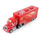 Disney Pixar Cars 2 3 Toys Lightning McQueen Jackson Storm Mack Uncle Truck 1:55 Diecast Model Car Toy