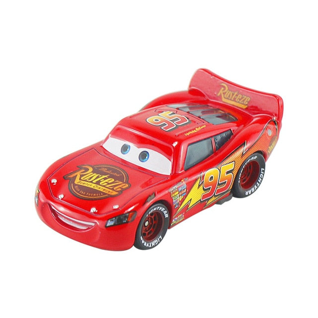 Disney Pixar Cars 2 3 Toys Lightning McQueen Jackson Storm Mack Uncle Truck 1:55 Diecast Model Car Toy