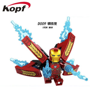 LEGO Super Heroes INFINITY WAR Captain America Iron Spider Proxima Night Iron Man