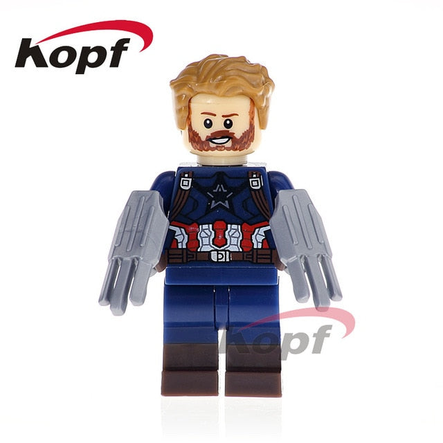 LEGO Super Heroes INFINITY WAR Captain America Iron Spider Proxima Night Iron Man