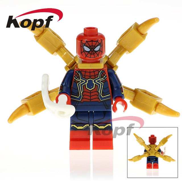 LEGO Super Heroes INFINITY WAR Captain America Iron Spider Proxima Night Iron Man