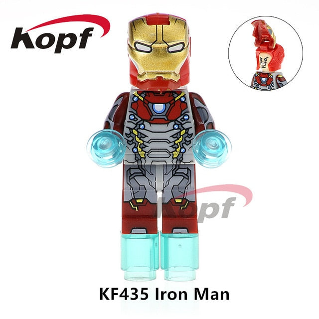 LEGO Super Heroes INFINITY WAR Captain America Iron Spider Proxima Night Iron Man