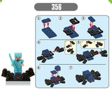 Minecrafted Style Zombie Steve figure DIY Building Blocks Toys Compatible Legoings Model