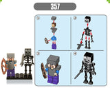 Minecrafted Style Zombie Steve figure DIY Building Blocks Toys Compatible Legoings Model