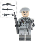 LEGO WW2 Russian Italy US germans British military army soldiers building blocks diy mini brick figures