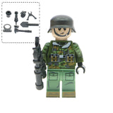 LEGO WW2 Russian Italy US germans British military army soldiers building blocks diy mini brick figures