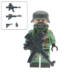 LEGO WW2 Russian Italy US germans British military army soldiers building blocks diy mini brick figures