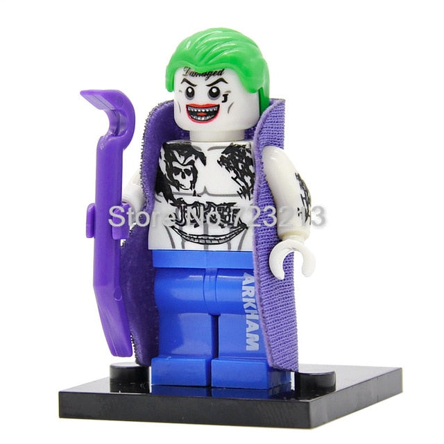 LEGO Super Hero White Tiger Doctor Octopus Figure Starfire Vulture Raven Mysterio Robin Electro Building Blocks Toys