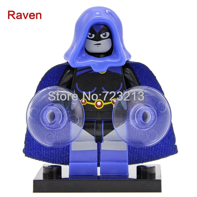 LEGO Super Hero White Tiger Doctor Octopus Figure Starfire Vulture Raven Mysterio Robin Electro Building Blocks Toys