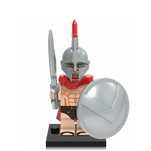 LEGO The Medieval Knights Military Army Gladiatus Dragon Warrior Action Figures Building Blocks Toys for Children