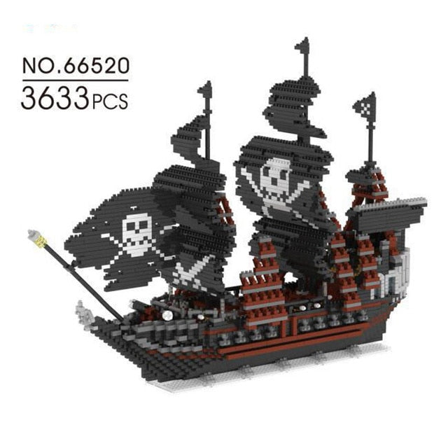 LEGO Titanic RMS Blocks Building Cruise boat set brick Children toys Aircrafted Carrier Pirate Black Pearl