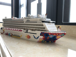 LEGO Titanic RMS Blocks Building Cruise boat set brick Children toys Aircrafted Carrier Pirate Black Pearl